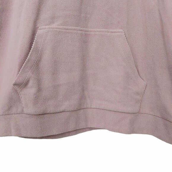 Marc New York Hoodie Womens Small Lilac Cotton Blend Ribbed Knit Casual - Picture 4 of 10